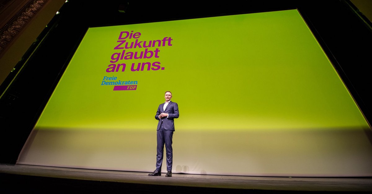 FDP-Chef Christian Lindner auf dem Dreikönigstreffen in Stuttgart, Januar 2023. Fotos: Joachim E. Röttgers