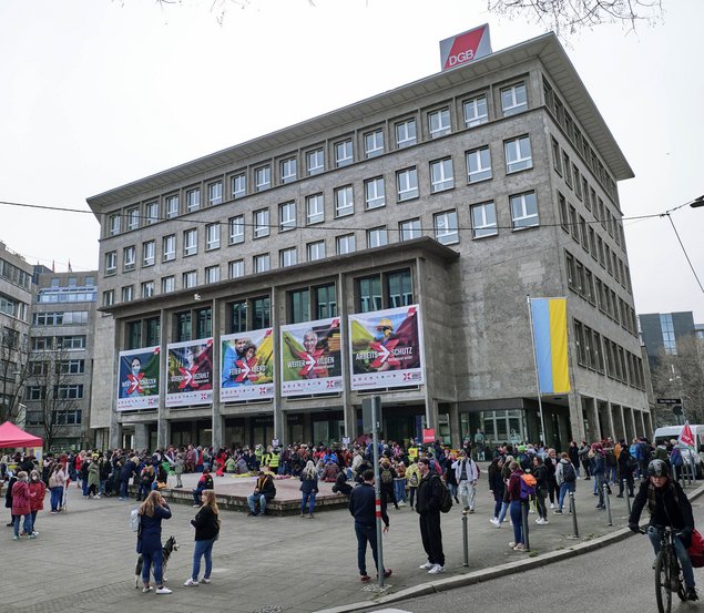 Das Willi-Bleicher-/Gewerkschaftshaus in der Willi-Bleicher-Straße in Stuttgarts Mitte. Foto: Joachim E. Röttgers Das nach Willi Bleicher benannte Gewerkschaftshaus in der Willi-Bleicher-Straße in Stuttgarts Mitte. Foto: Joachim E. Röttgers