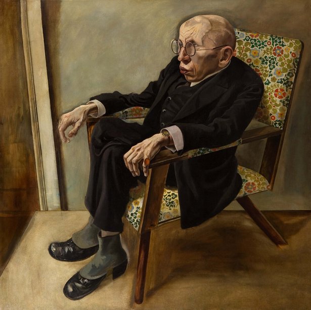 George Grosz: Porträt des Schriftstellers Max Hermann-Neiße, 1925. Foto: Estate of George Grosz, Princeton N.J., VG Bild-Kunst, Kunsthalle Mannheim, Cem Yücetas