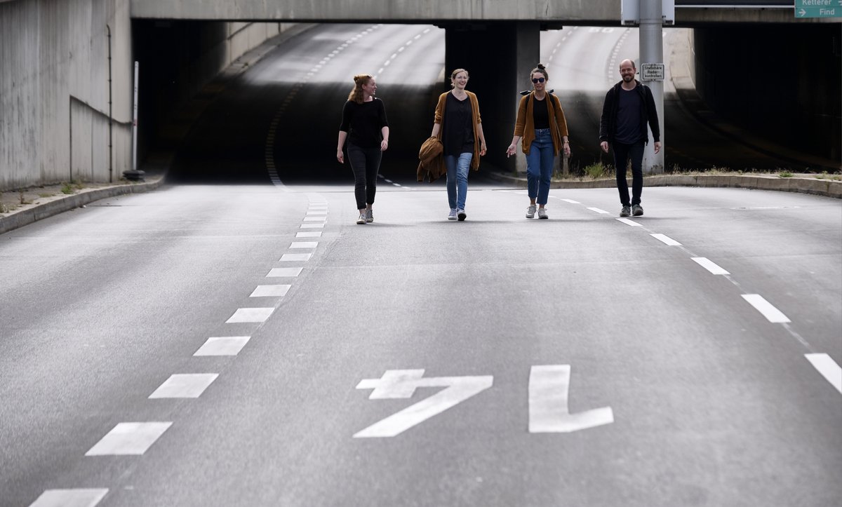 Der Alptraum der CDU: eine autofreie B14 durch die Stadt. Die darf aber auch nach Kuhns Plänen weiter befahren werden. Foto: Joachim E. Röttgers