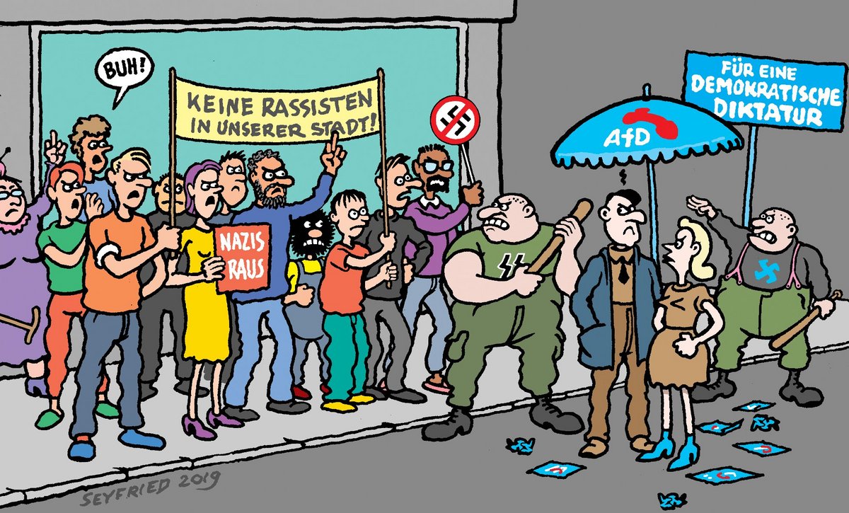 Karikatur: Peter Seyfried