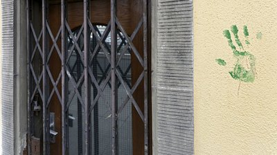 Noch geschlossen: das Welcome Center in Stuttgart. Hier sollen demnächst Migranten empfangen werden. Foto: Joachim E. Röttgers