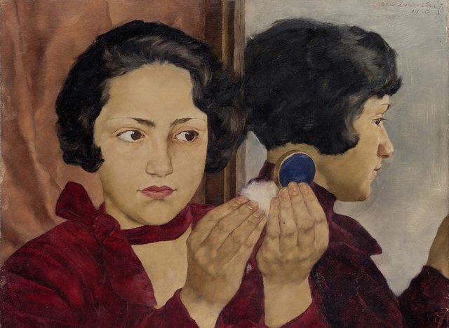 Lotte Laserstein: Russisches Mädchen mit Puderdose, 1928. Foto: VG Bild-Kunst, bpk, Städel Museum Frankfurt/Main
