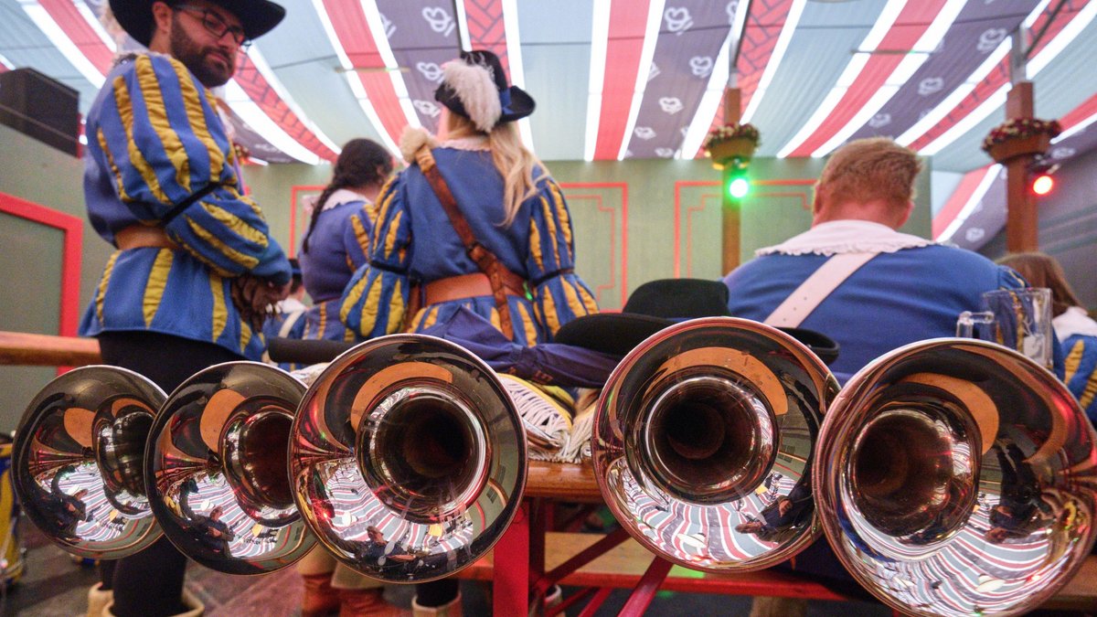 Gleich geht's zum Anblasen.