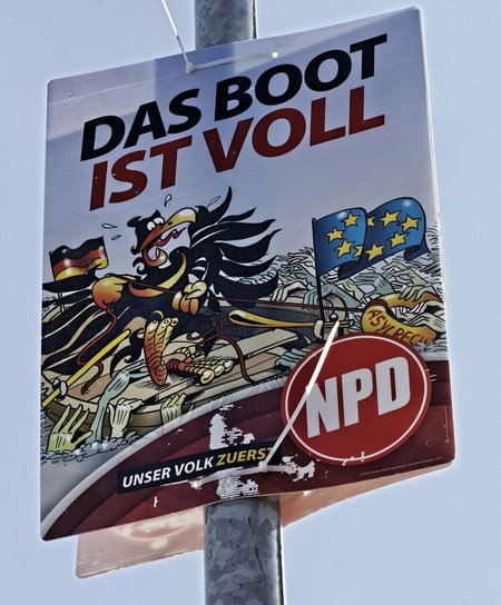 2016 übernahm die NPD den Slogan.