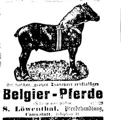Anzeige vom 17. Januar 1910 im "Tagblatt"