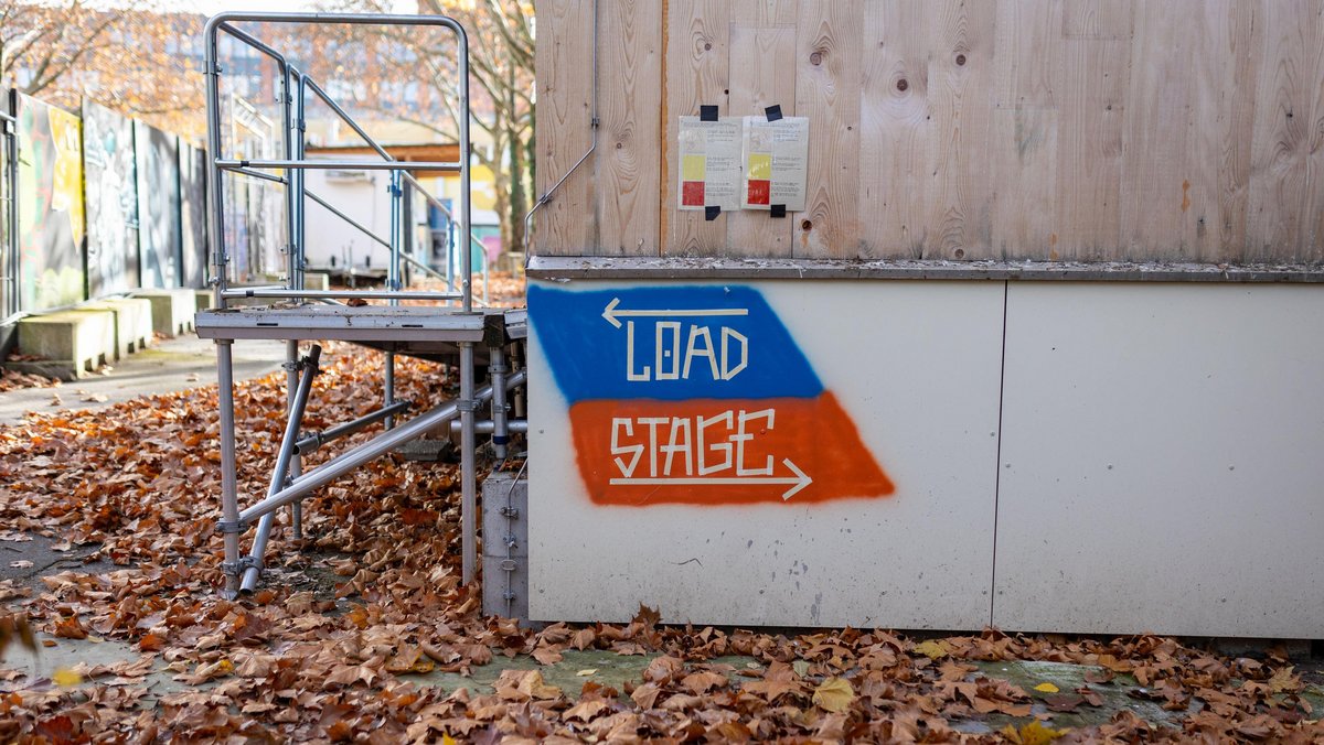 Echazhafen-Bühne, im November längst im Winterschlaf. Foto: Julian Rettig