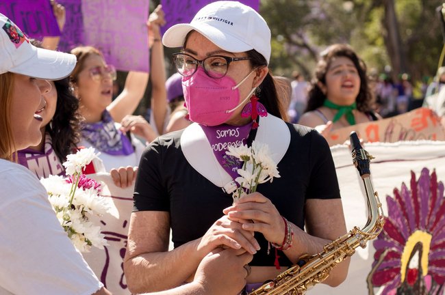 Malenas Gesetz ist benannt nach María Elena Ríos, Überlebende eines Säure-Attentats.