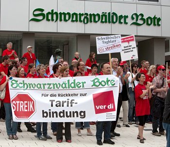 96 Tage: Ducks hat den längsten Journalistenstreik der Nachkriegsgeschichte angeführt. 