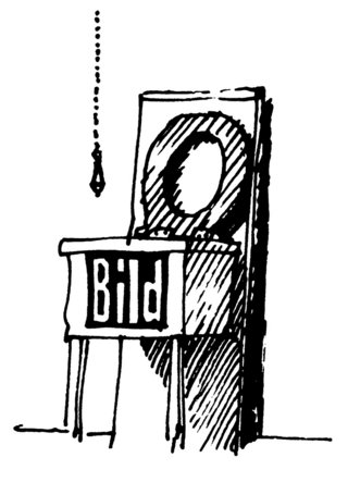 Ohne Titel, ca. 1975. Karikatur: Gerhard Seyfried