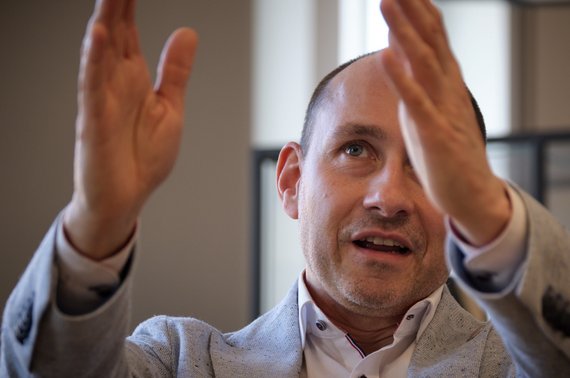 Böblingens Oberbürgermeister Stefan Belz beim Kontext-Gespräch.