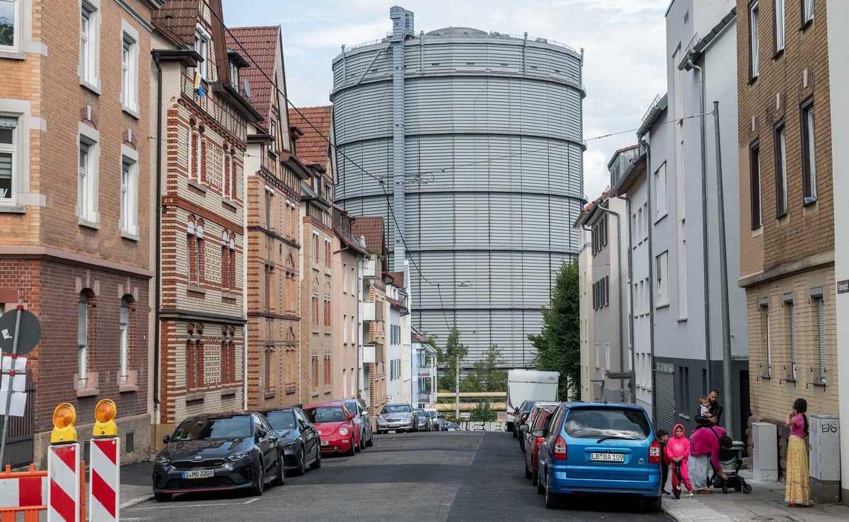 Das Bauwerk prägt das Stadtviertel Gaisburg.