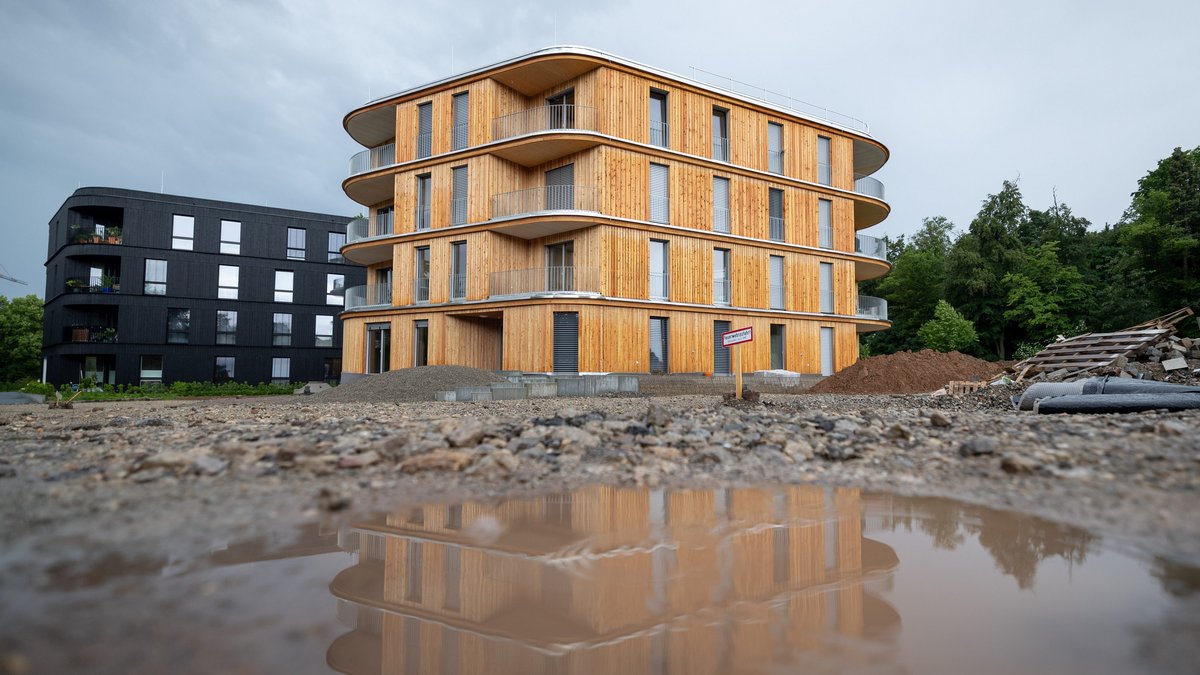 "Wolke 2" mit bis zu 27 Wohnungen. Nicht alle sind bewohnt, aus Kostengründen sind einige ausgestiegen. Foto: Julian Rettig
