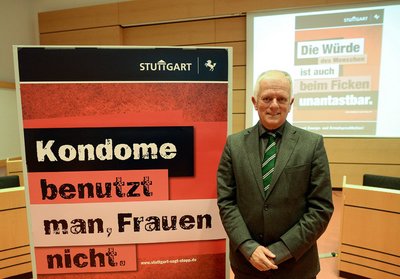 Fritz Kuhn präsentiert die Kampagne. Foto: Leif Piechowski
