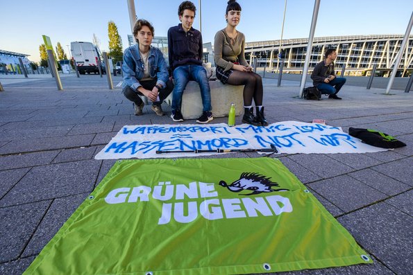 ... oder 2017 gegen die Militärmesse ITEC. Fotos: Joachim E. Röttgers