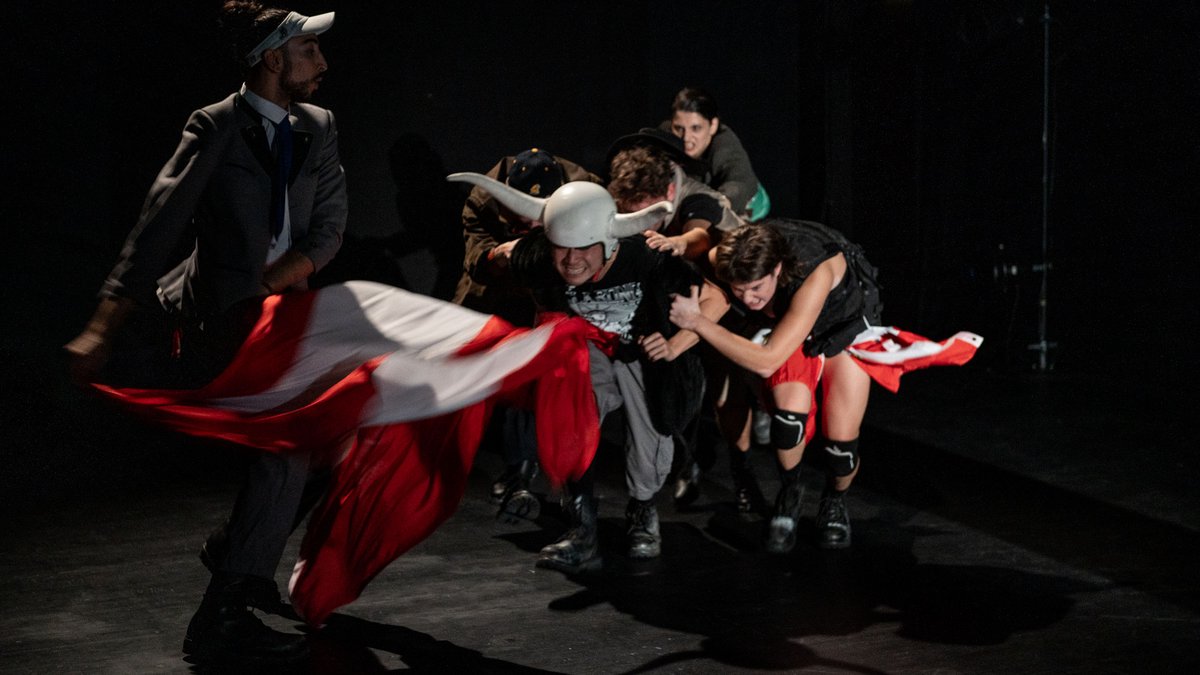 Der Stier ist los. Sein Kopf: Hongji Liu aus Ungarn.