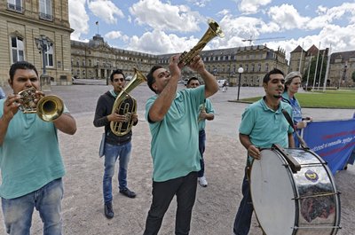 Roma-Kapelle vor der Abschiebung.