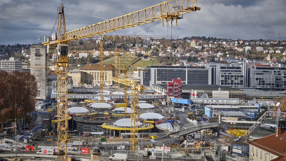 Im Dezember 2020 sieht der Stuttgart-21-Bahnhof so aus.