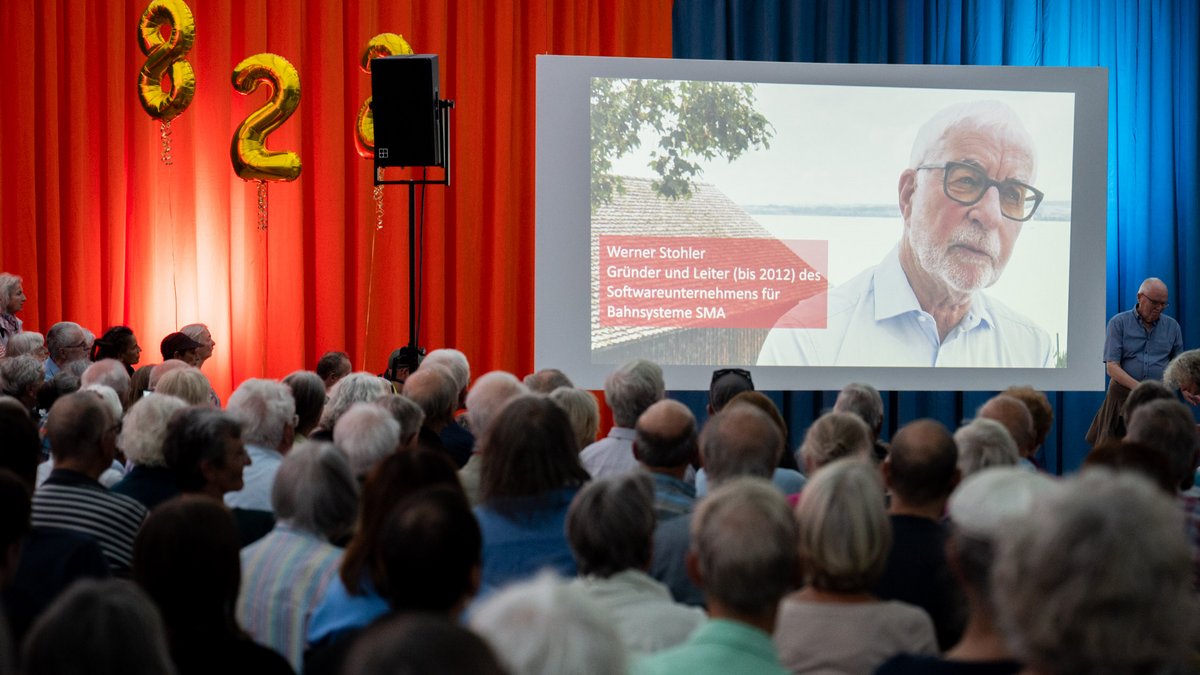 SMA-Gründer Werner Stohler im Film von Klaus Gietinger, der vergangenen Montag in Stuttgart Premiere feierte. Foto: Jens Volle