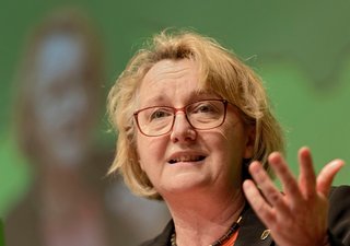 Ebenfalls Kosminski-Fan: Kunstministerin Theresia Bauer (Grüne). Foto: Joachim E. Röttgers