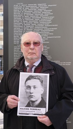 André Perreau, Sohn des hingerichteten Maxime Perreau. Foto: Joachim E. Röttgers