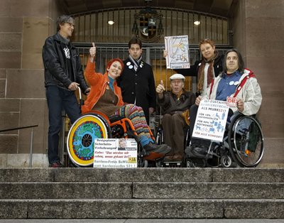 Projekt EngpasS 21 am Stuttgarter Hauptbahnhof, 2012.