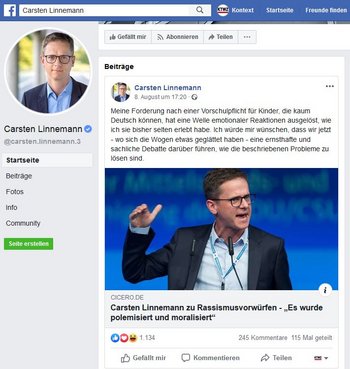 Carsten Linnemann will jetzt eine "ernsthafte und sachliche Debatte" führen. Screenshot: Facebook. Carsten Linnemann will jetzt eine "ernsthafte und sachliche Debatte" führen. Screenshot: Facebook.