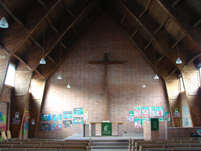 Die Bartning'sche Notkirche in Karlsruhe.