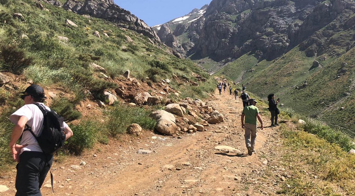 Die Delegation wollte sich in kurdischen Gebieten ein Bild machen, hier in den irakischen Kandil-Bergen. Foto: privat