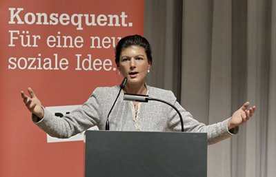 Ihr Vorstoß kam zur rechten Zeit: Sahra Wagenknecht (Linke).