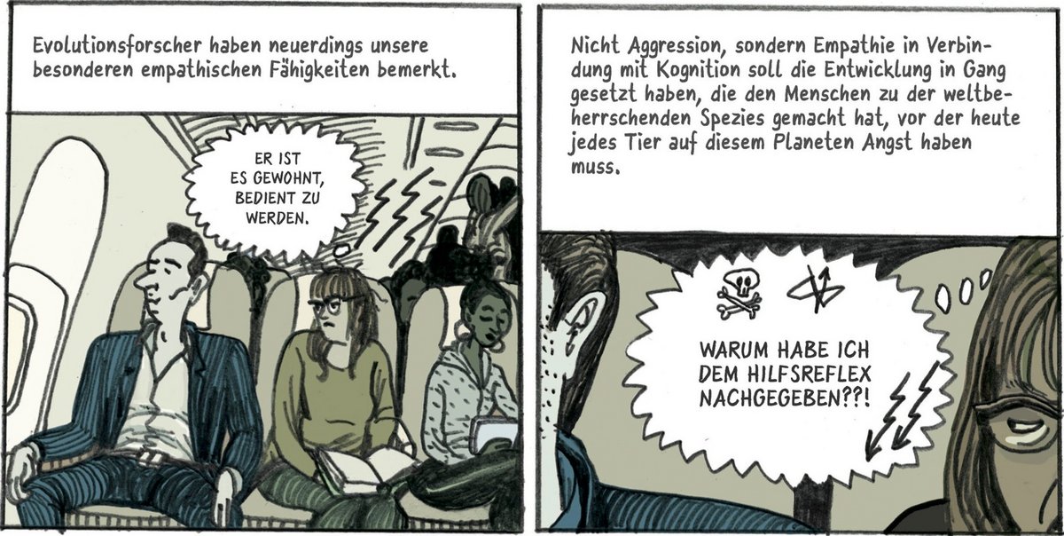 ... die evolutionären Vorteile der Fähigkeit des Menschen zur Empathie.