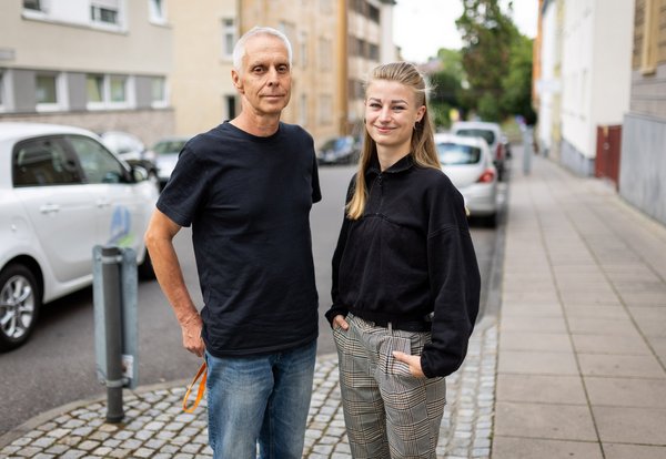 Manfred Neumann und Schirin Ziesing. Foto: Julian Rettig Manfred Neumann und Schirin Ziesing. Foto: Julian Rettig