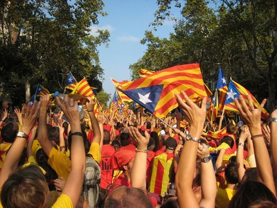 Schon 2014 forderten Hunderttausende in Barcelona ein Unabhängigkeitsreferendum. Foto: Joan Campderrós-i-Canas/Flickr, CC BY 2.0