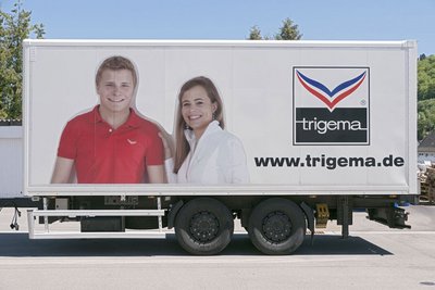 Auf den LKW gekommen: Grupp-Geschwister Bonita und Wolfgang.