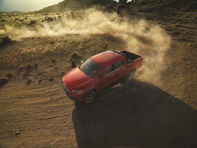 SUVs waren einfach zu schlank und spritsparend: daher die X-Klasse. Foto: Mercedes-Benz