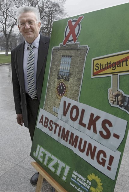 Der Ministerpräsident positionierte sich klar als Projektgegner. 