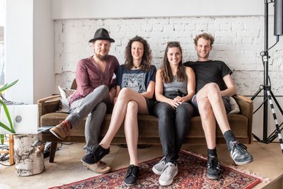 Gründungsteam: (von links) Lisandro Behrens, Maike Lambarth, Jana Pfeiffer und Maximilian Kraft. Gründungsteam: (von links) Lisandro Behrens, Maike Lambarth, Jana Pfeiffer und Maximilian Kraft.