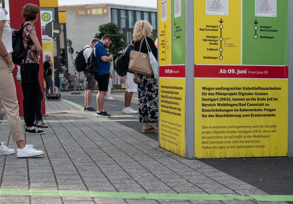 Zwischen Bad Cannstatt und Waiblingen heißt es aktuell: Geduld mitbringen.