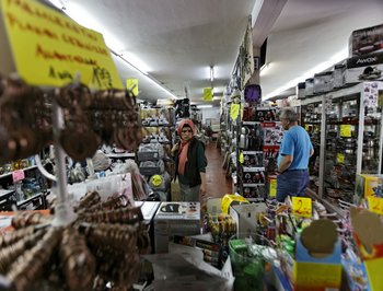 Türkischer Gemischtwarenladen in Stuttgart-Feuerbach.