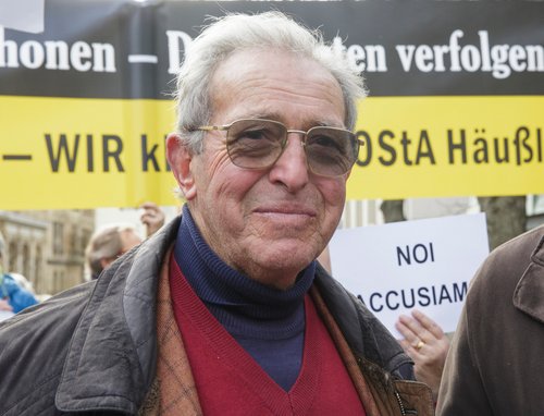 Enrico Pieri, 2013 vor dem Oberlandesgericht in Stuttgart. Foto: Michael Latz