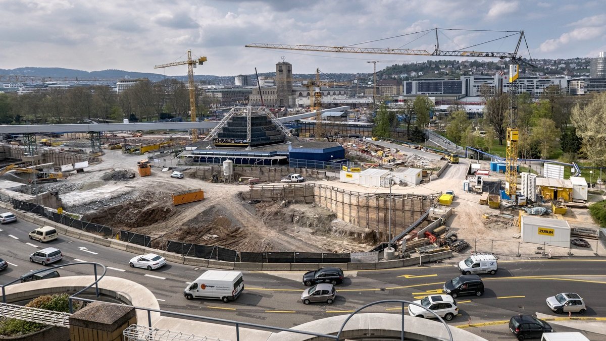 Von den Bauarbeiten werde man kaum etwas mitbekommen, haben sie gesagt (April 2017). 