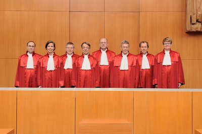 Können von Strobl noch was lernen: Bundesverfassungsrichter. Foto: Bundesverfassungsgericht/lorenz.fotodesign, Karlsruhe