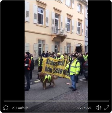 Zum Video aufs Bild klicken. Screenshot: Twitter