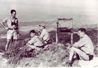 Angehörige der 16. SS-Panzergrenadierdivision "Reichsführer SS" wenige Kilometer nördlich von Sant-Anna di Stazzema im Sommer 1944. Foto: privat