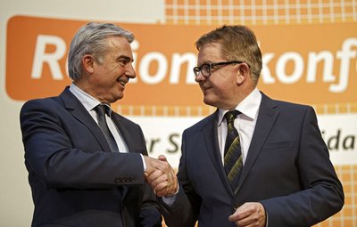 Sind sich einig: Thomas Strobl und Guido Wolf. Foto: Joachim E. Röttgers
