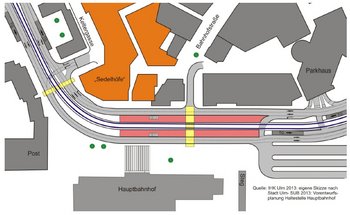 Ulms neue Bahnhofsgegend. Foto: IHK Ulm