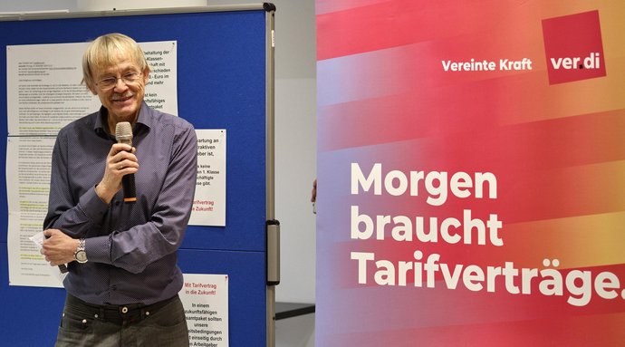 Normalerweise sei er konsensual drauf, sagt der Betriebsratschef Michael Trauthig. 