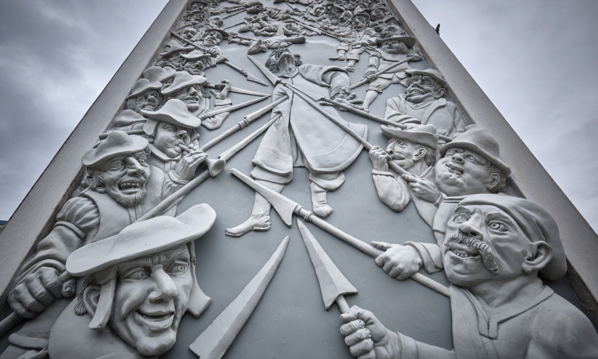 Bauern spießen den Grafen von Helfenstein auf. Die Gegenseite wird noch brutaler.