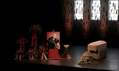 Trauerfeier für Peter Conradi im Theaterhaus. Foto: Timo Kabel