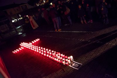 Gedenkfeier für Slobodan Praljak in Stuttgart. Foto: Jens Volle